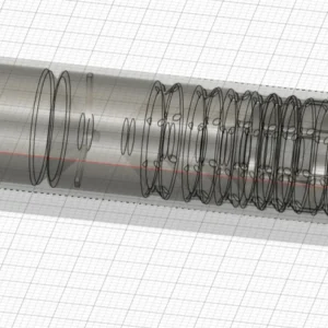 FLO 4 TEE 5 — Flow-Through Suppressor (.45-70 / lever / dangerous game)