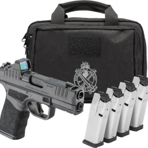 SPRINGFIELD HELLCAT PRO COMP - 9MM 3.8" 15RD 4 MAGS GEAR PAC