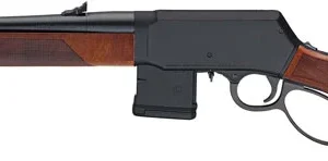 HENRY H23 LASR SUPREME 450BM - 18" THREADED BLUED WALNUT