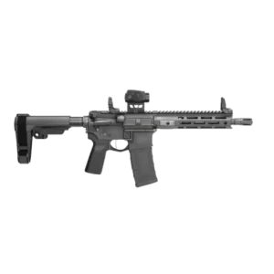 SPRINGFIELD ARMORY SAINT VICTOR GEAR PAC 300BLK 11.5" PISTOL, SBA3, BLACK, FLIP UPS, 4-30RD