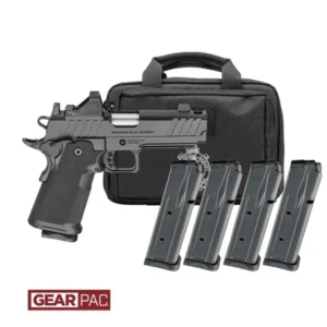 SPRINGFIELD ARMORY 1911 DS PRODIGY AOS 4.25" COMP U NOTCH FIBER OPTIC VIRIDIAN RFX11,BAG,4 MAGS