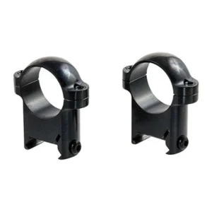 ZEE RINGS 1'' HIGH STEEL RINGS GLOSS BLACK
