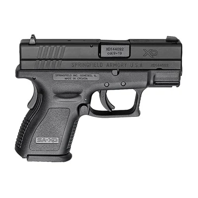 XD SUB-COMPACT 9MM LUGER 3'' BBL (2)10RD MAGS BLACK
