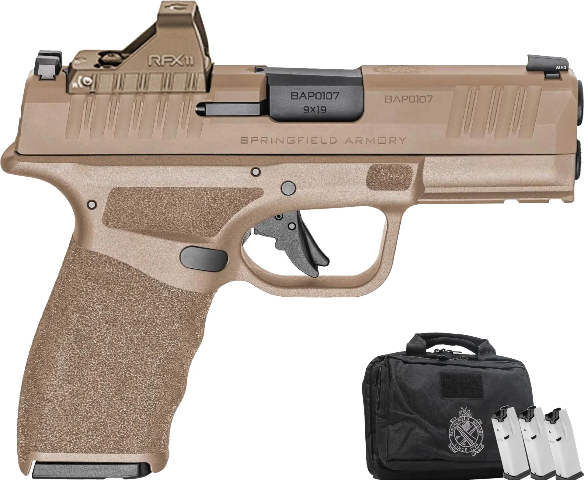 SPG HELL PRO 9MM GP FDE 15/17R